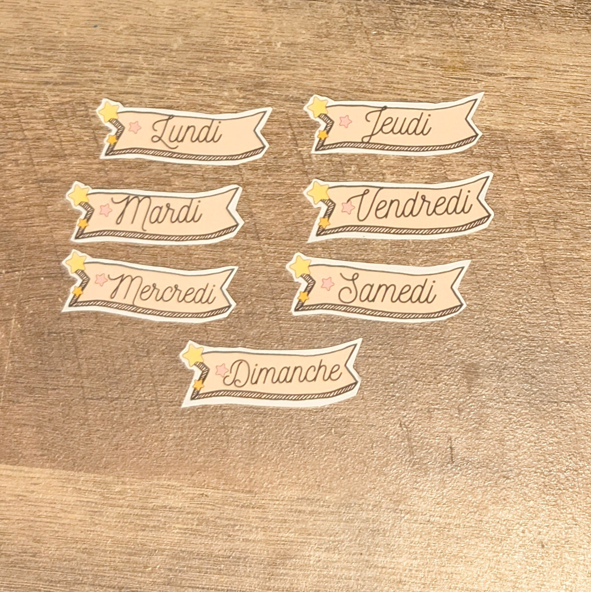 stickers autocollant mot