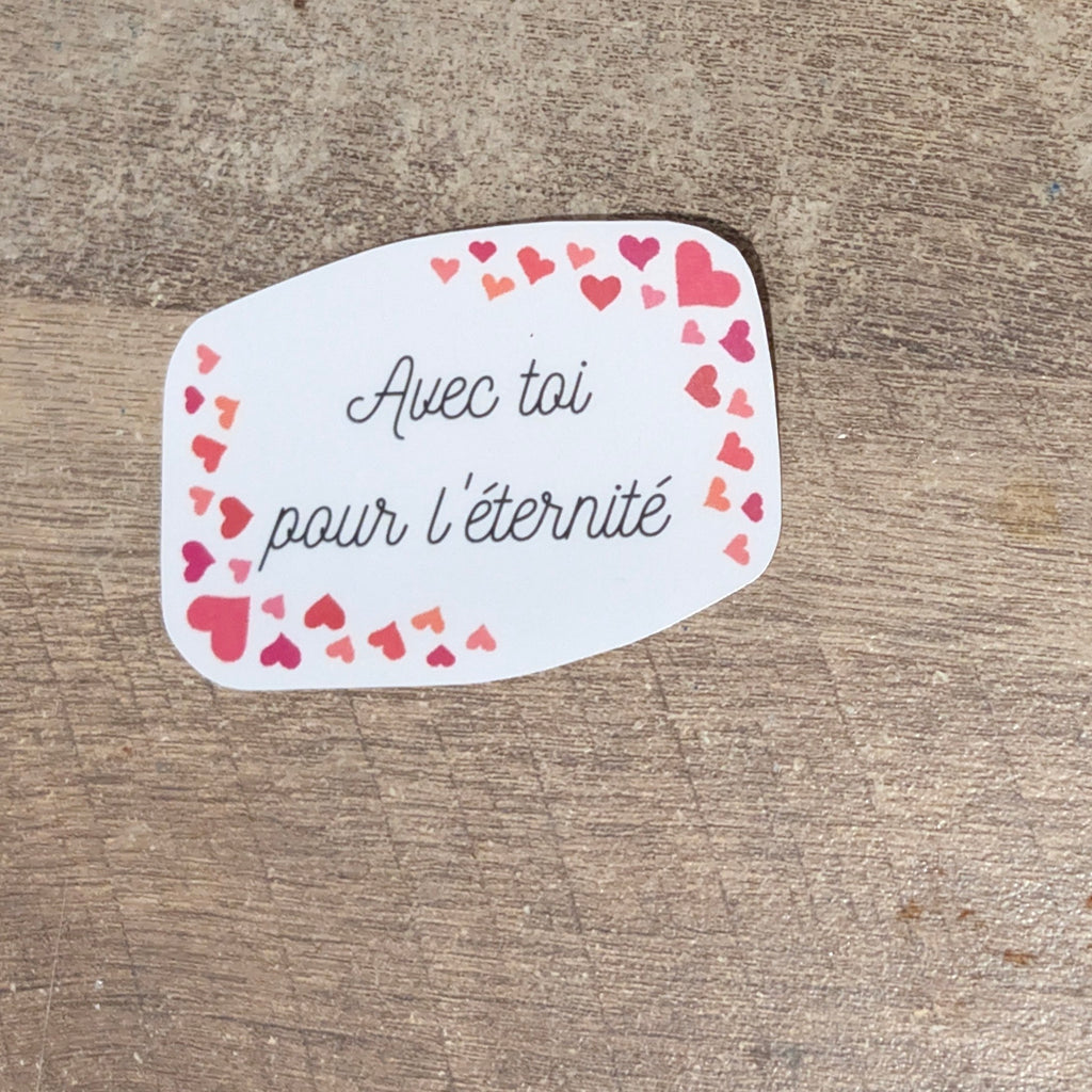 stickers autocollant mot