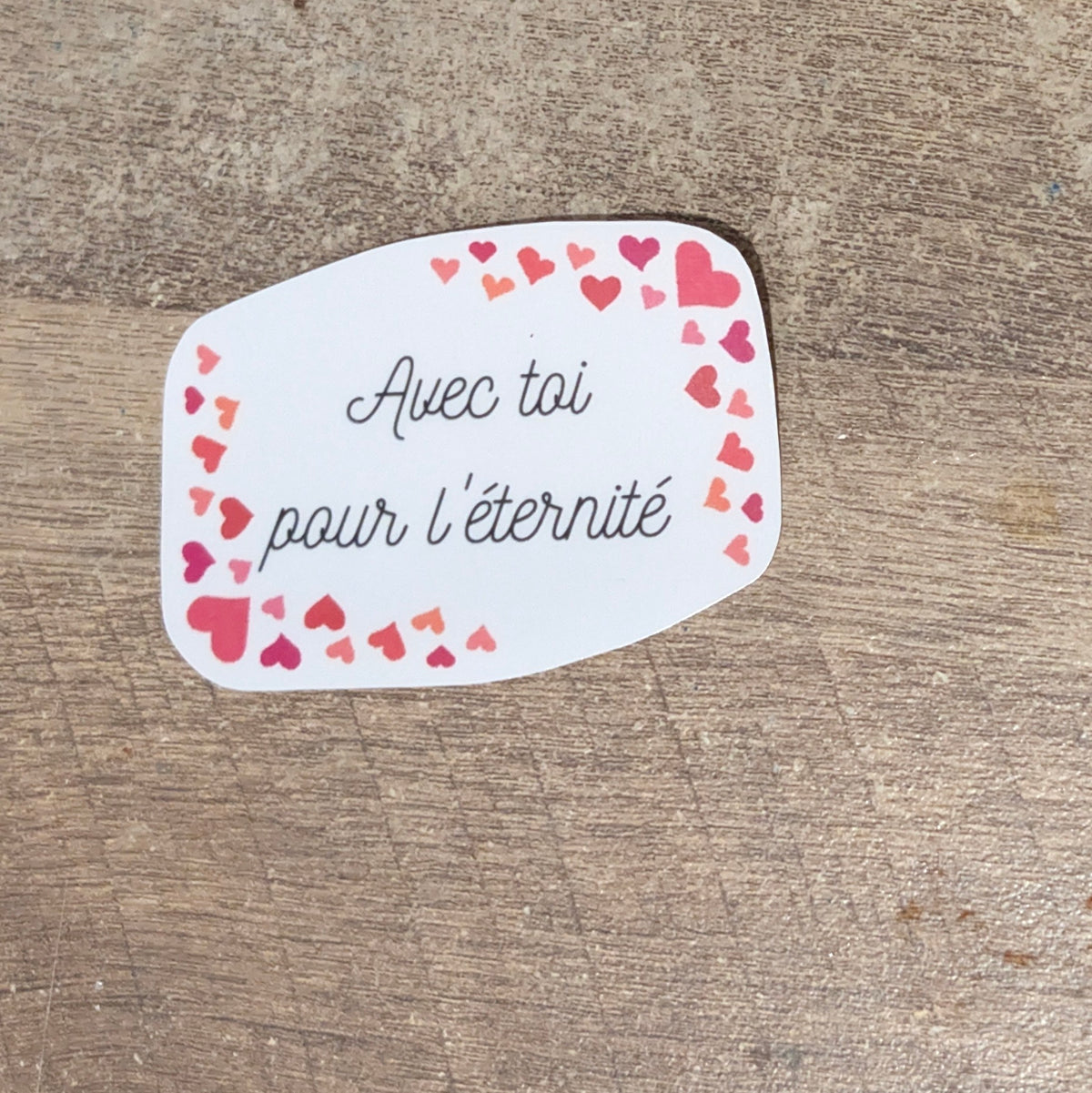 stickers autocollant mot