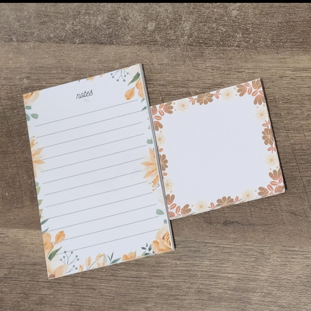 bloc notes illustrés