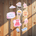 stickers autocollant mot