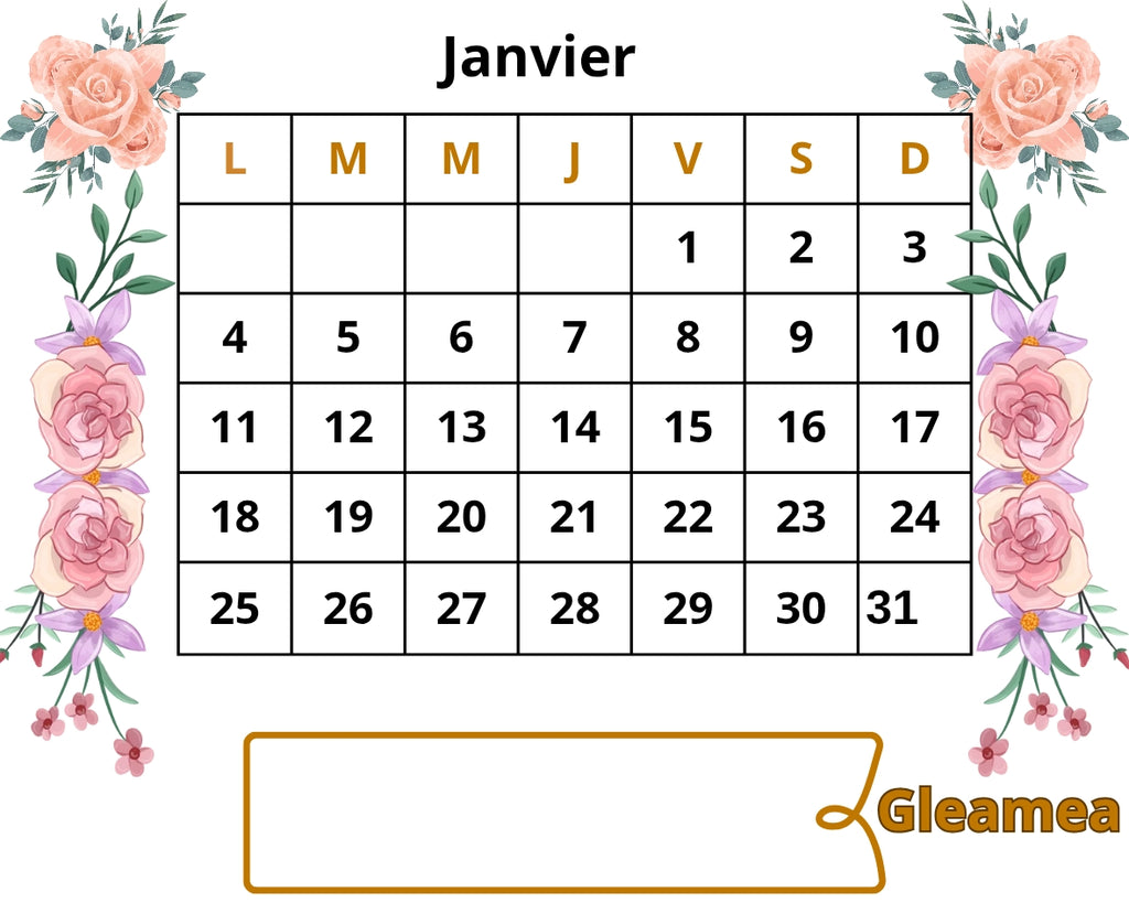 Mini calendrier
